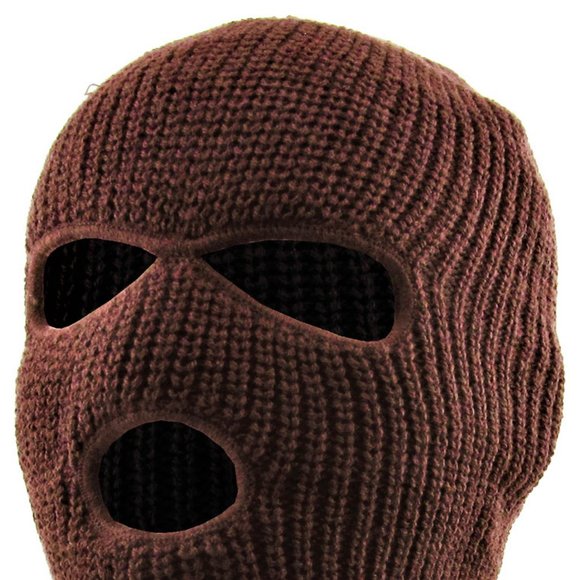 KNITTED 3 HOLE WINTER SKI MASK - Hat - Picture 3 of 16